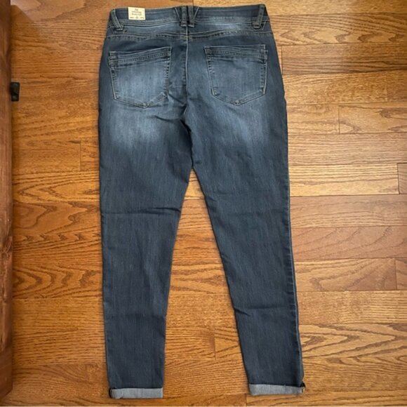 NWT Democracy Dark-Wash Freedom Ankle Skimmer with “Ab”technology Size 8 - Picture 3 of 6